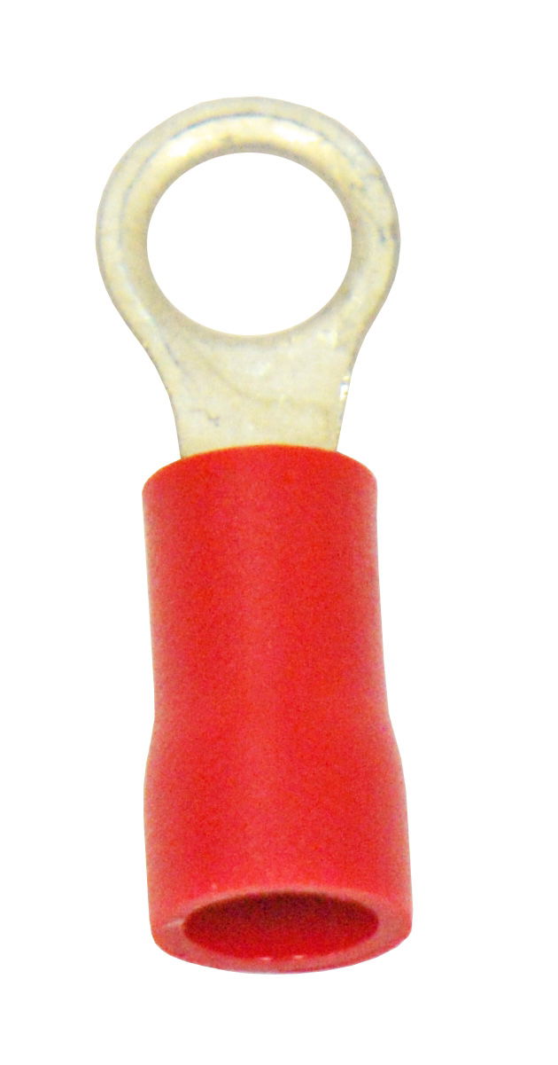 Terminal Ring Dia 4.3 Wire 0.75 - 1.5 Red