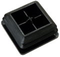MS Plug 50 x 50mm Tube Black Swingover