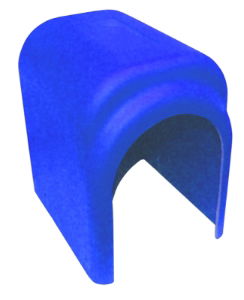 MS Cover Milk Pump Fibreglass Blue