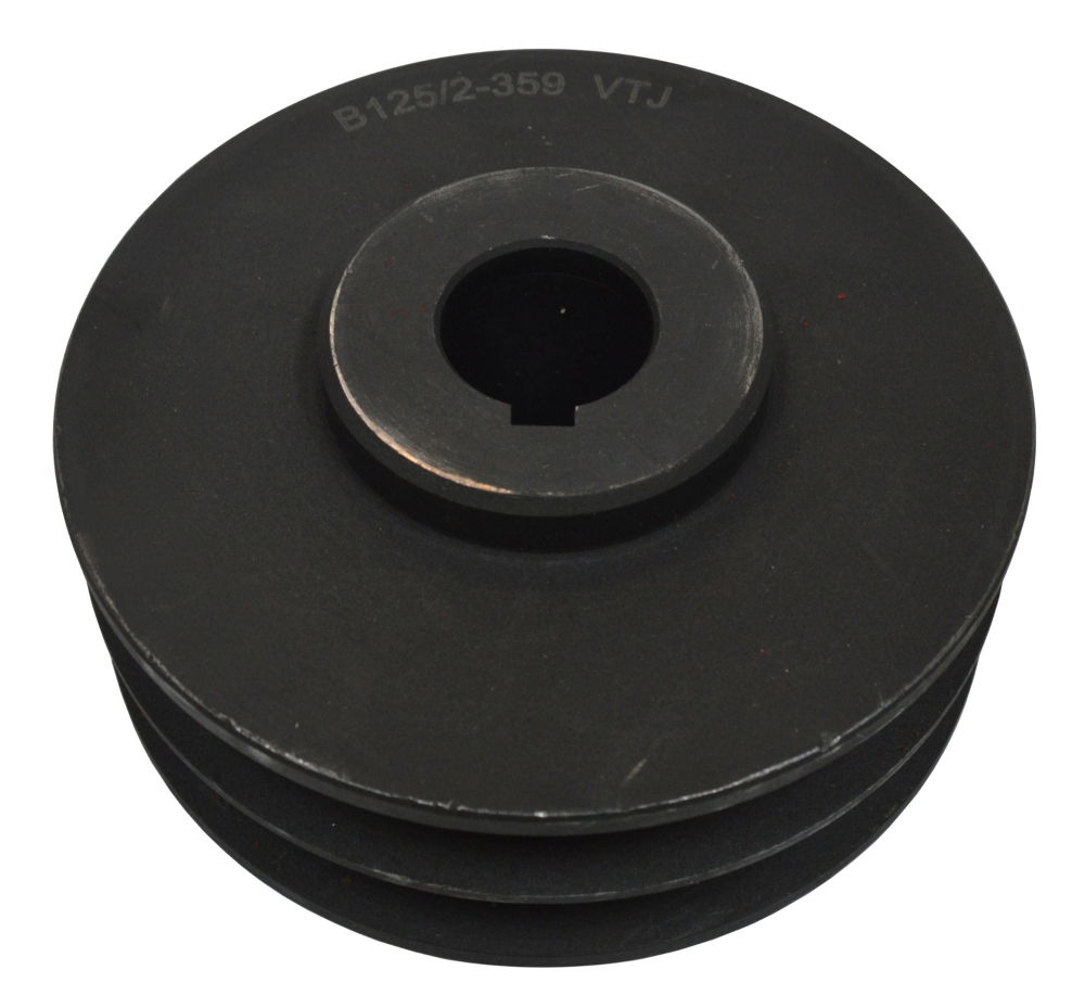 MS Iron Pulley 125 2B SPB Shaft 28Ø Key 8 + gr.8