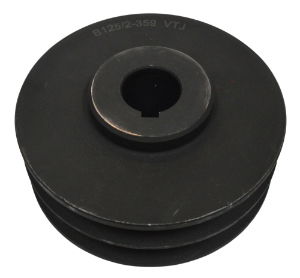 MS Iron Pulley 125 2B SPB Shaft 28Ø Key 8 + gr.8