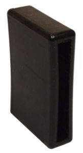 Loop Collar Plastic Black Passant