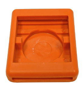 Holder Female for Tiris Ear Tag Orange