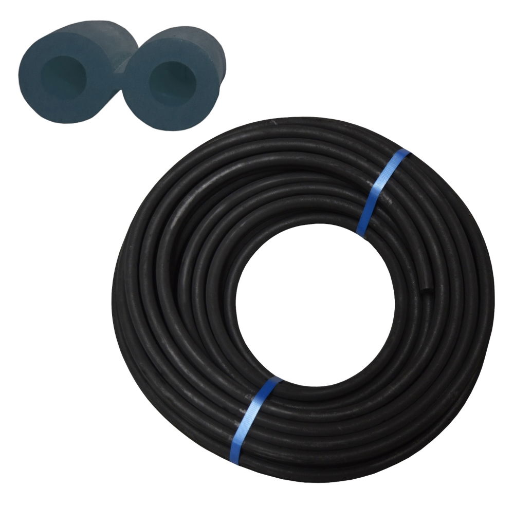 MS Rubber Twin Tube id8mm x od16mm x 20m
