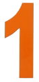 MS Vinyl Adhesive Orange 45mm