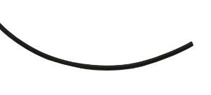 MS Sleeve Silicone 1mm bore Black (per m)