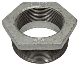 MS Socket Reducing M & F 3 inch x 2  inch BSP Galv