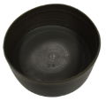 MS End Cap 90mm Plastic Grey