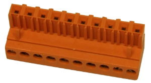 MS Connector 10 Way Female Orange