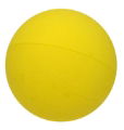 MS Ball 60mm Rubber Yellow