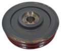 MS Iron Pulley 150 2A SPA Shaft 24Ø Key 8 + gr.8