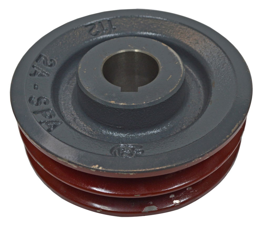 MS Iron Pulley 110 2A SPA Shaft 28Ø Key 8 + gr.8