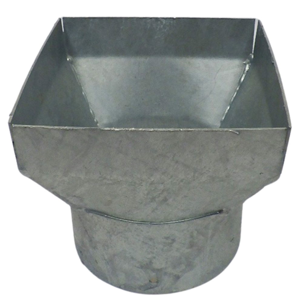 Feeder Chute Adaptor Square to Round